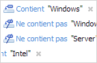 Rapports d'inventaire constructeur
