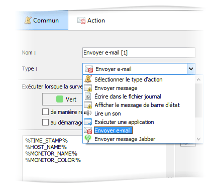 Logiciel de surveillance réseau pour Windows