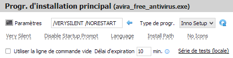 Déploiement silencieux de logiciels
